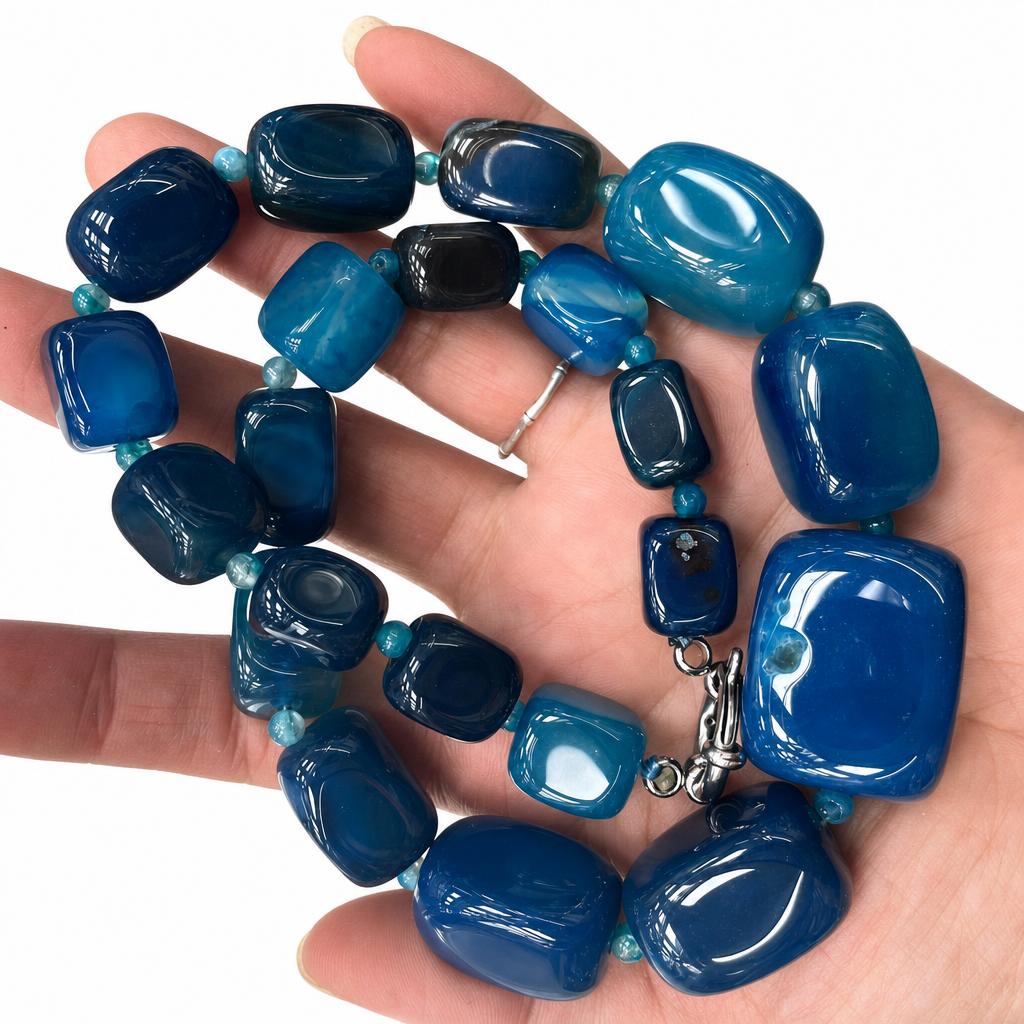blaue Achat
