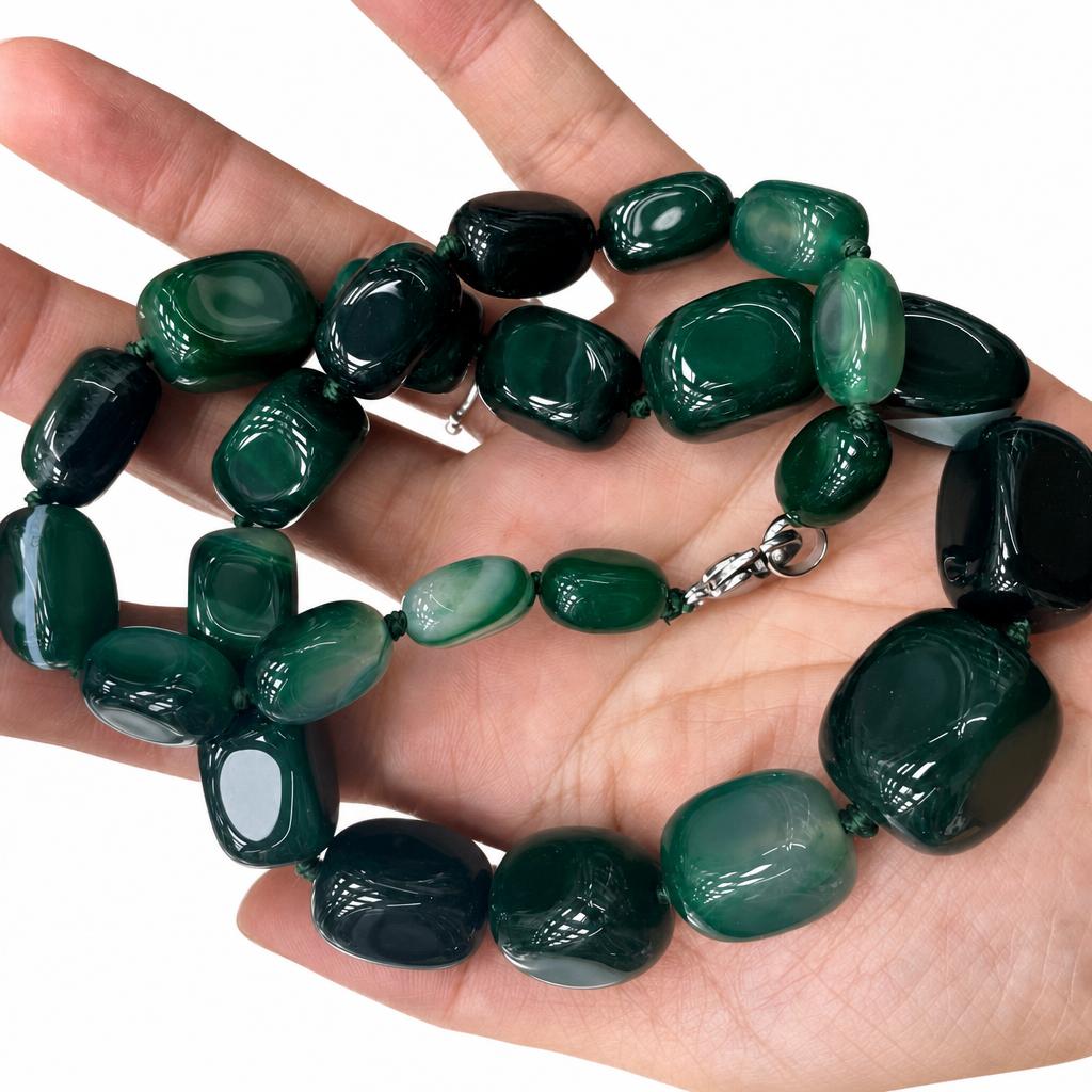 dark green agate