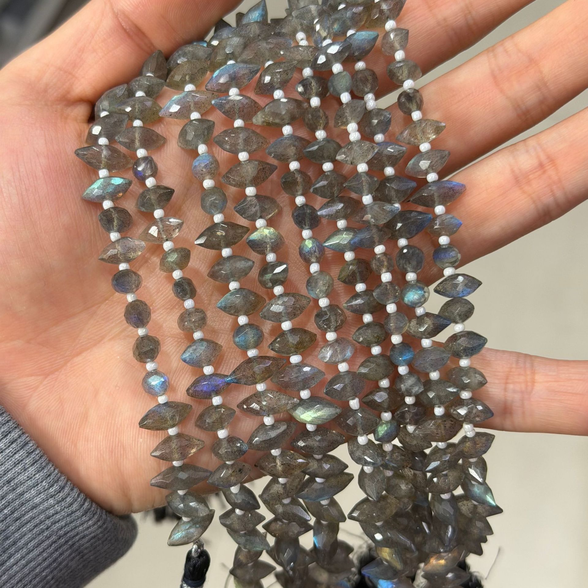 Flash labradorite 11*5mm/30pcs