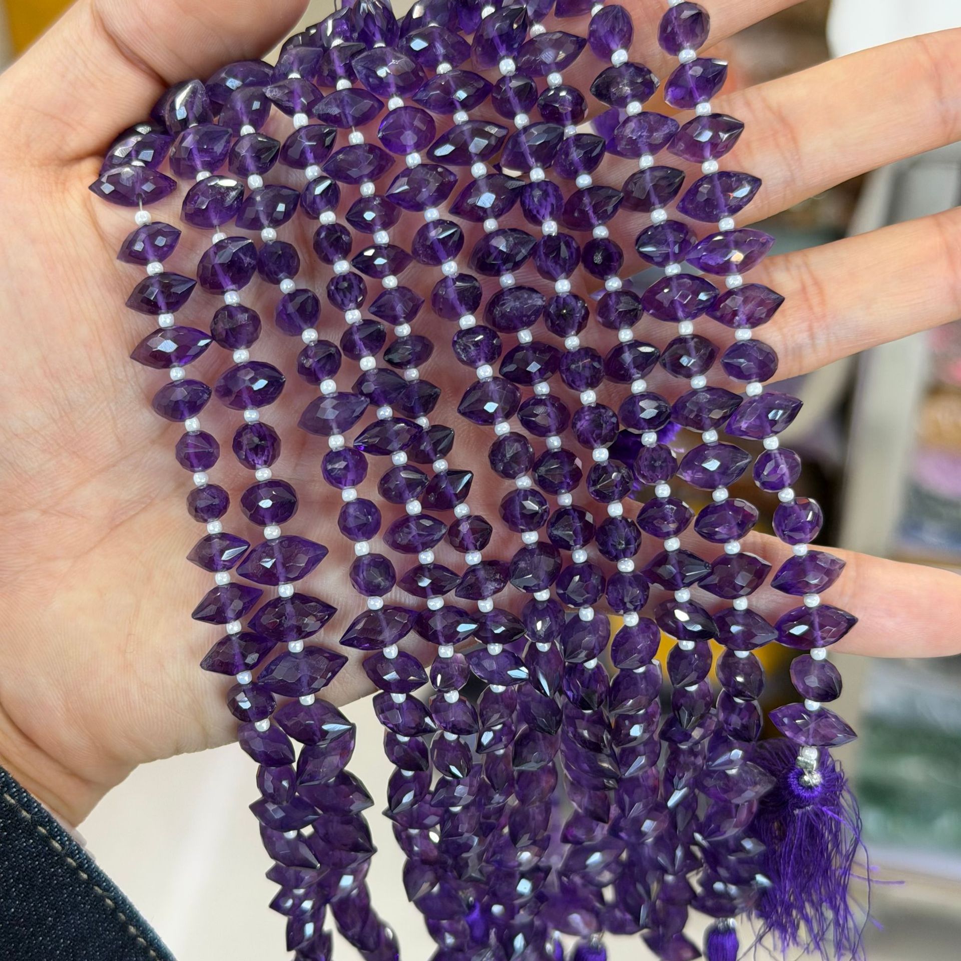 Amethyst 11*6mm/26pcs
