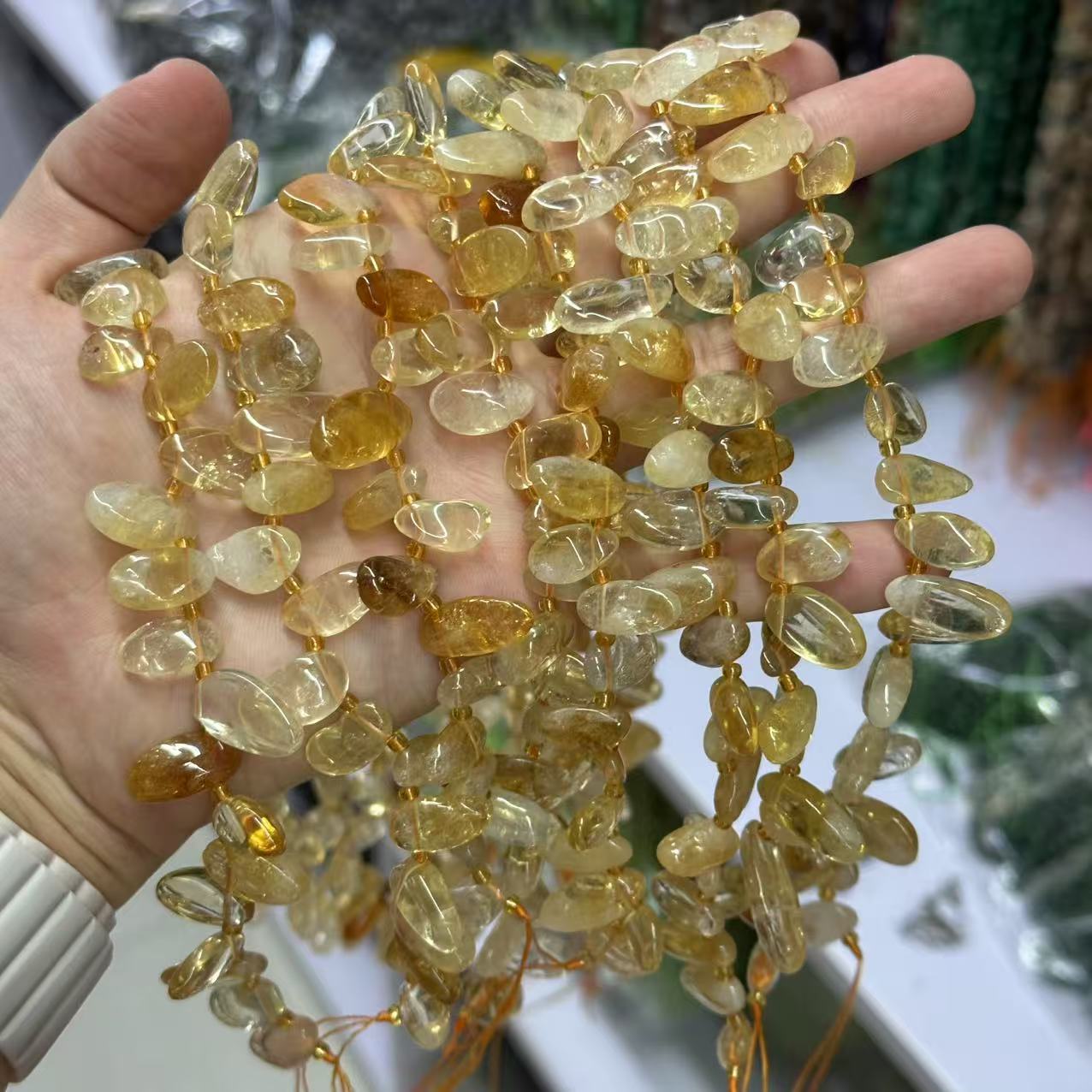 Yellow crystal
