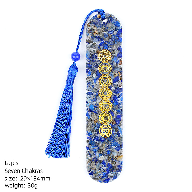 Lapis lazuli (colorful rune bookmark)