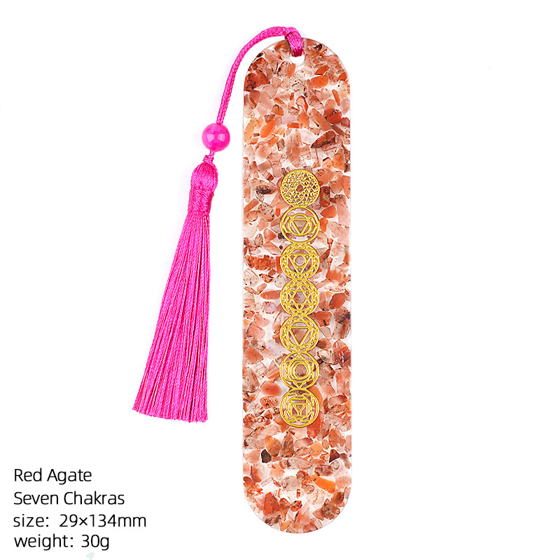 Red agate (colorful rune bookmark)
