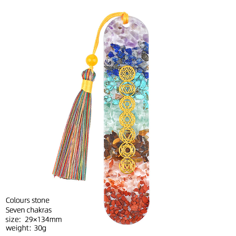 Colorful stone (colorful rune bookmark)