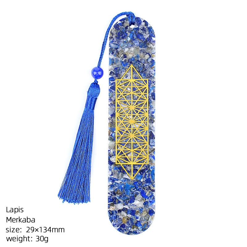 Lapis lazuli (merkaba bookmark)