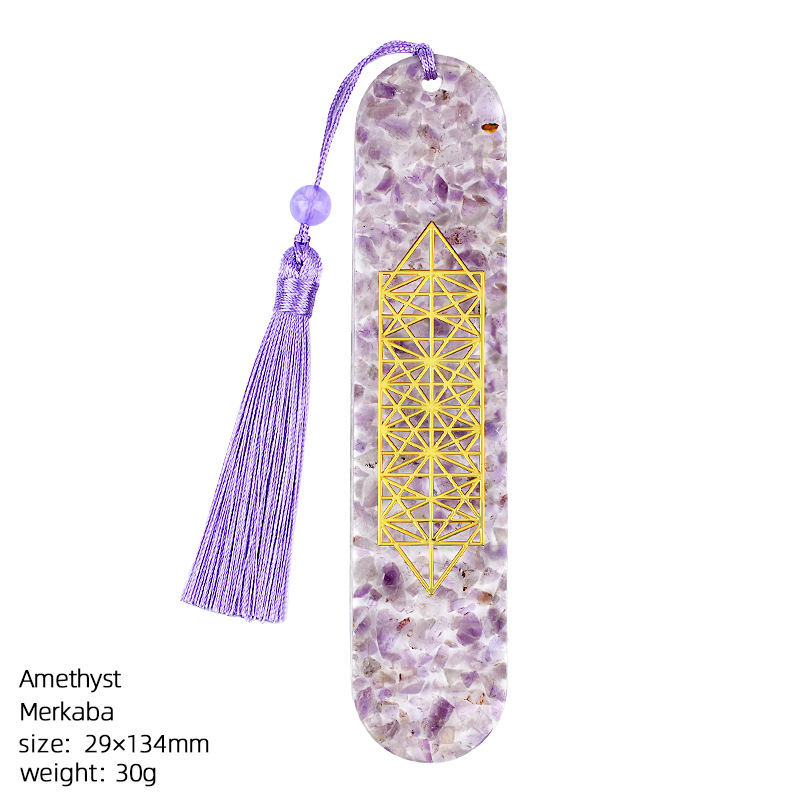 Amethyst (merkaba bookmark)