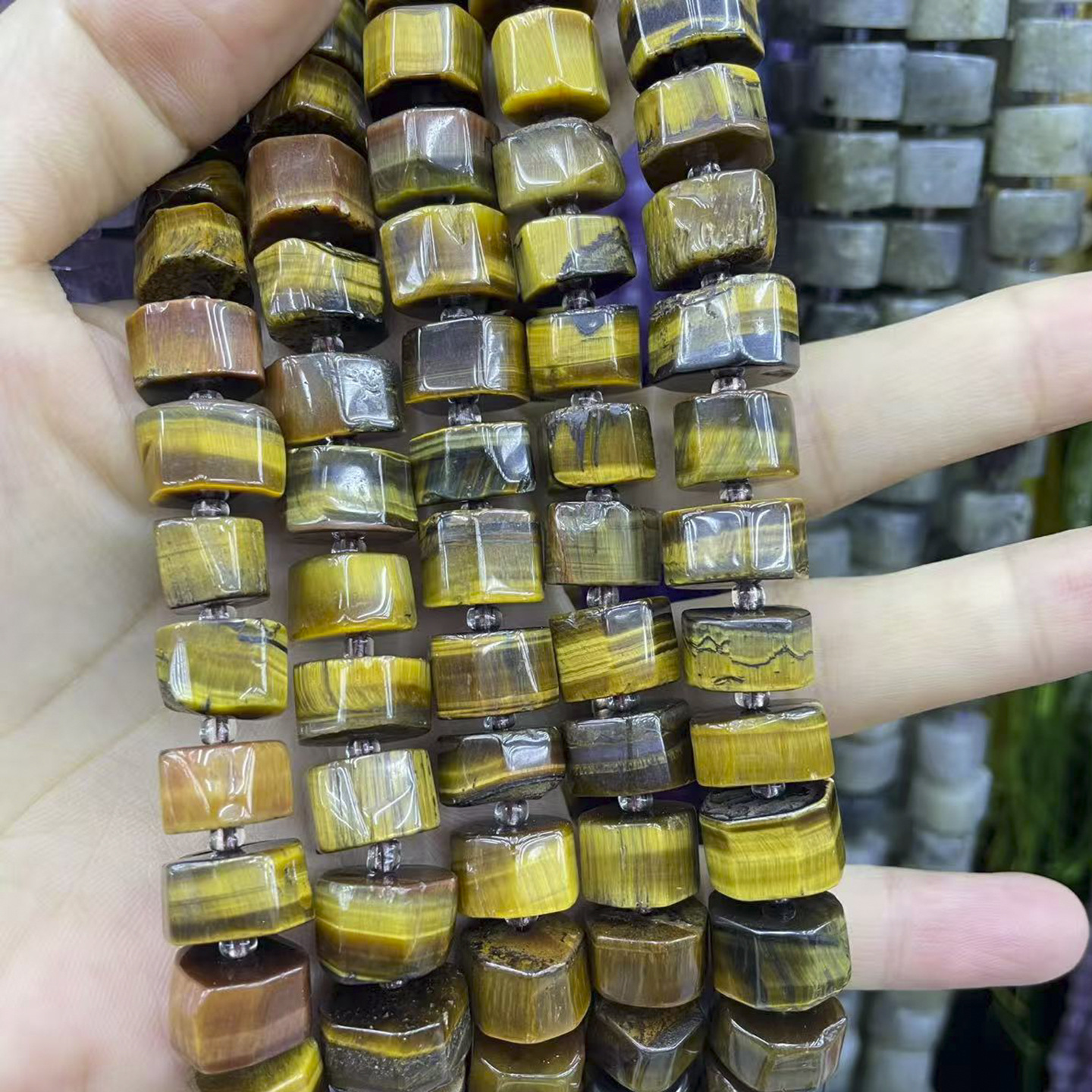 Yellow tiger stone