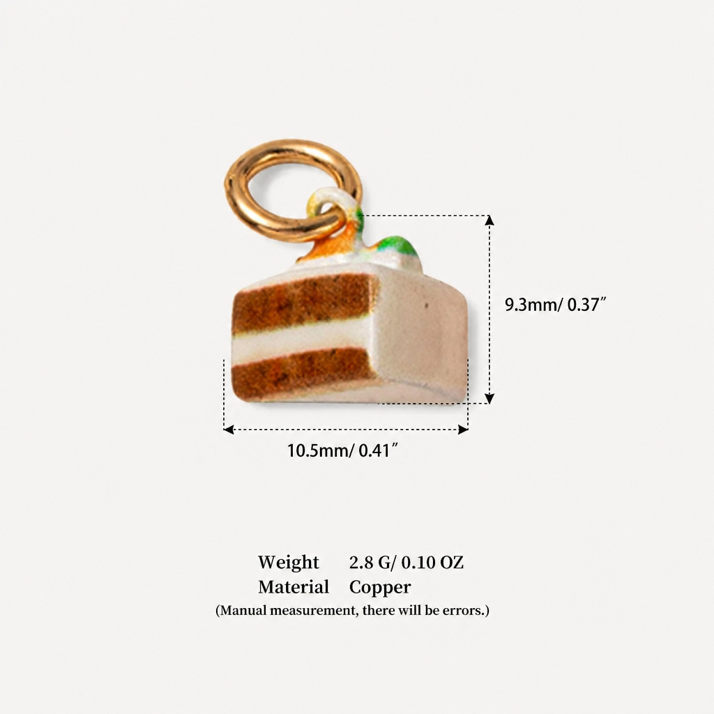 10 carrot cake pendants