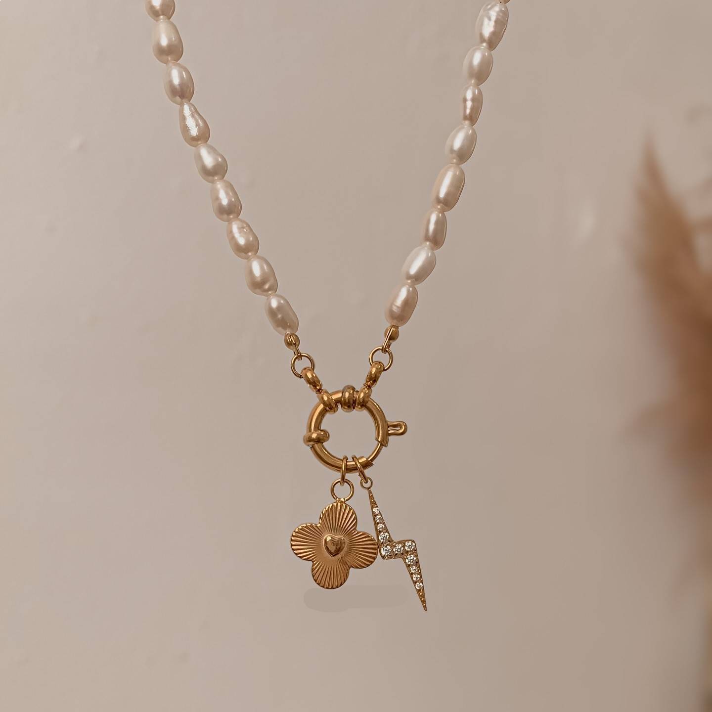 Pearl sailor buckle chain (without pendant) 40 5cm