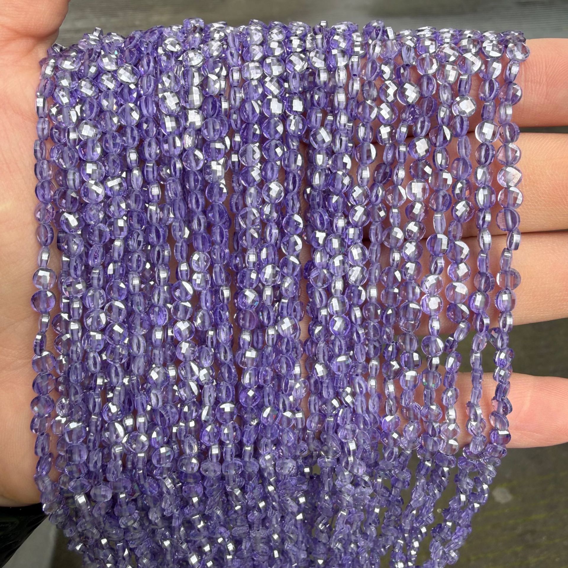 Lavender purple zirconium
