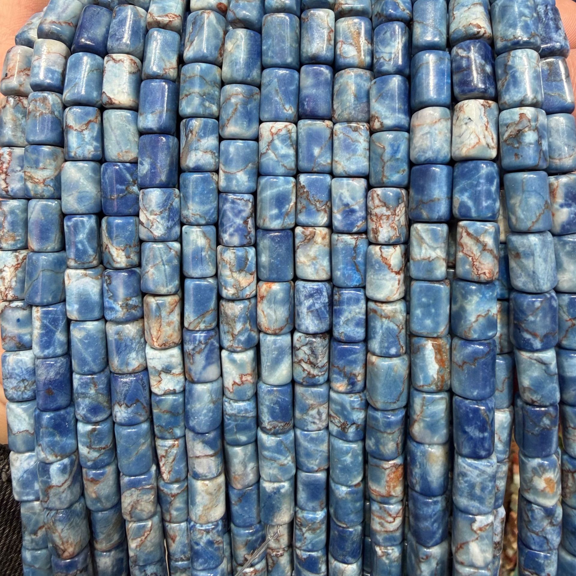 Blue and white emperor stone