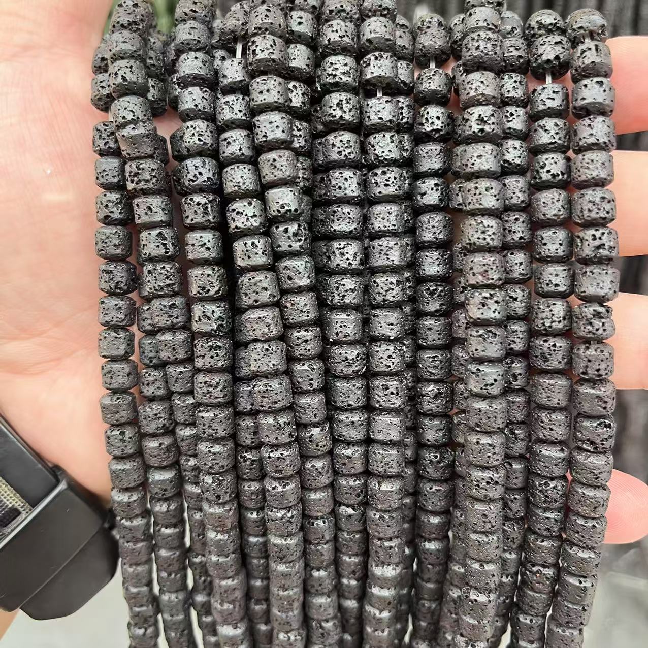 6x6mm barrel beads