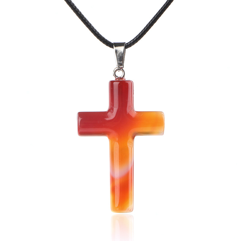 Red onyx (cross necklace)