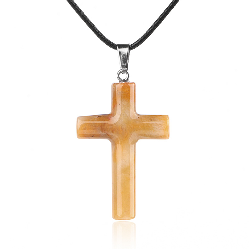 Topaz (cross necklace)