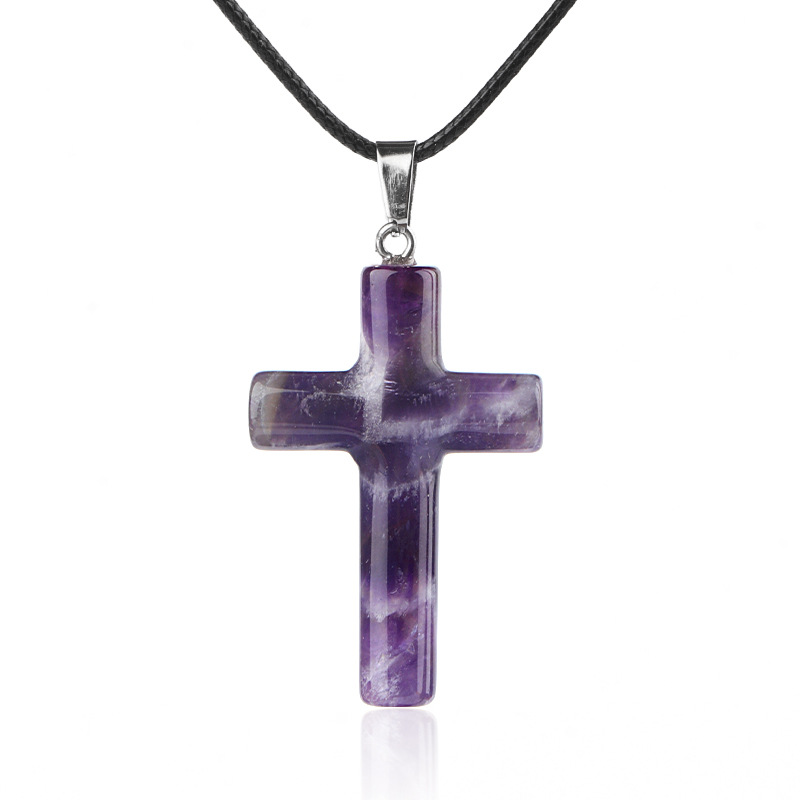 Amethyst (cross necklace)