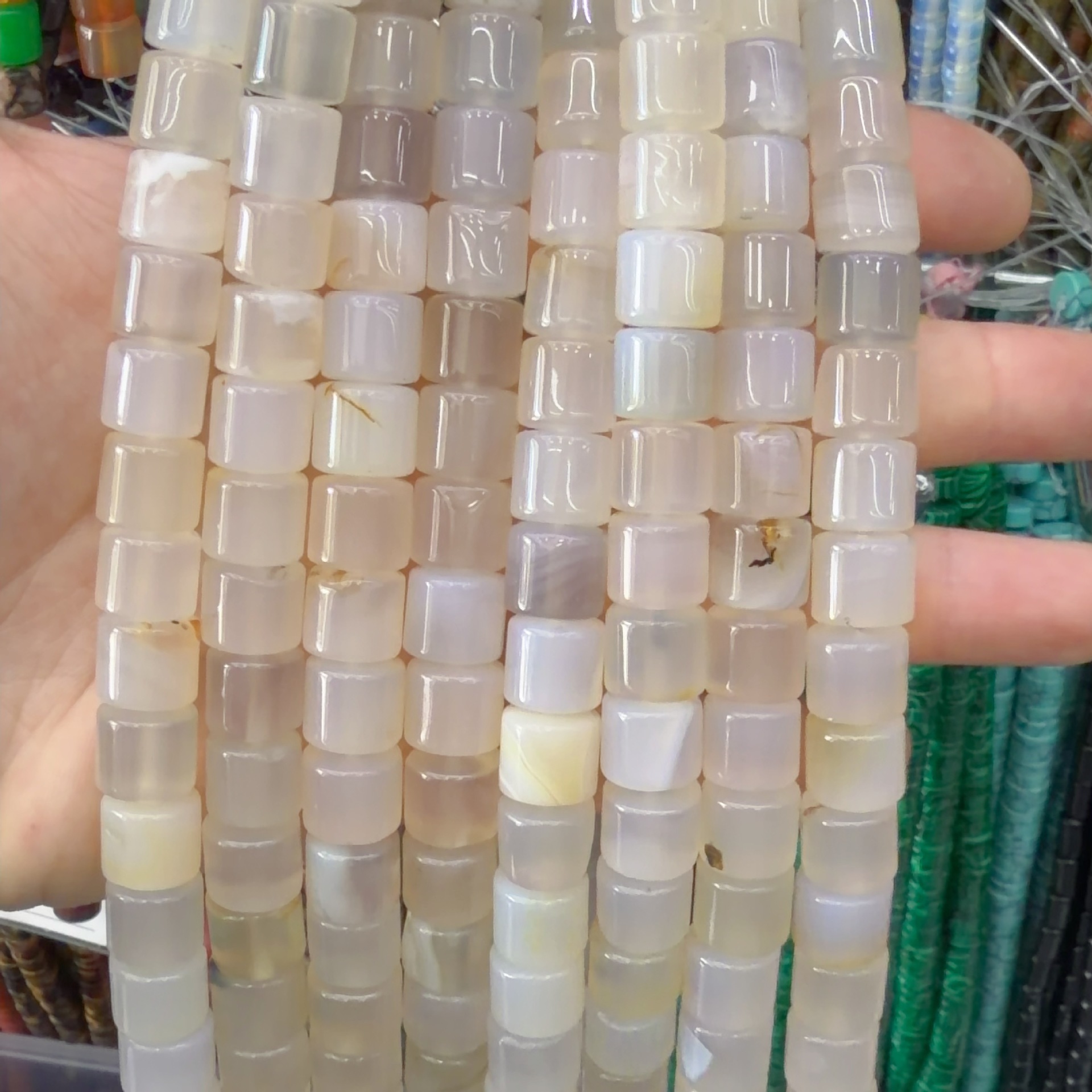 Gray agate