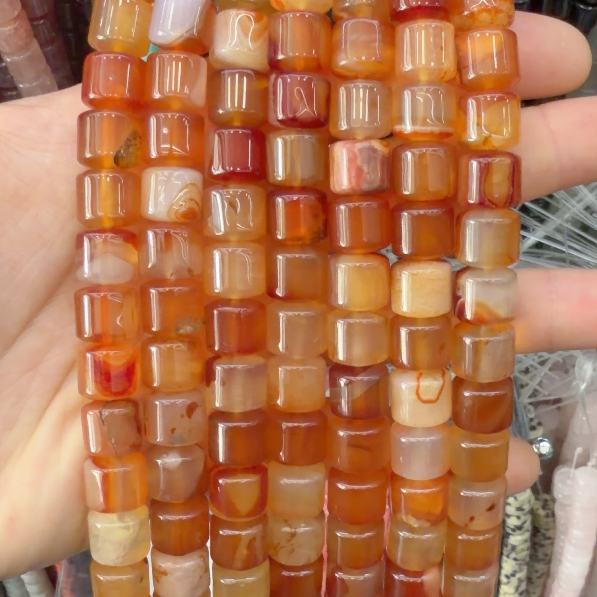 Orange agate