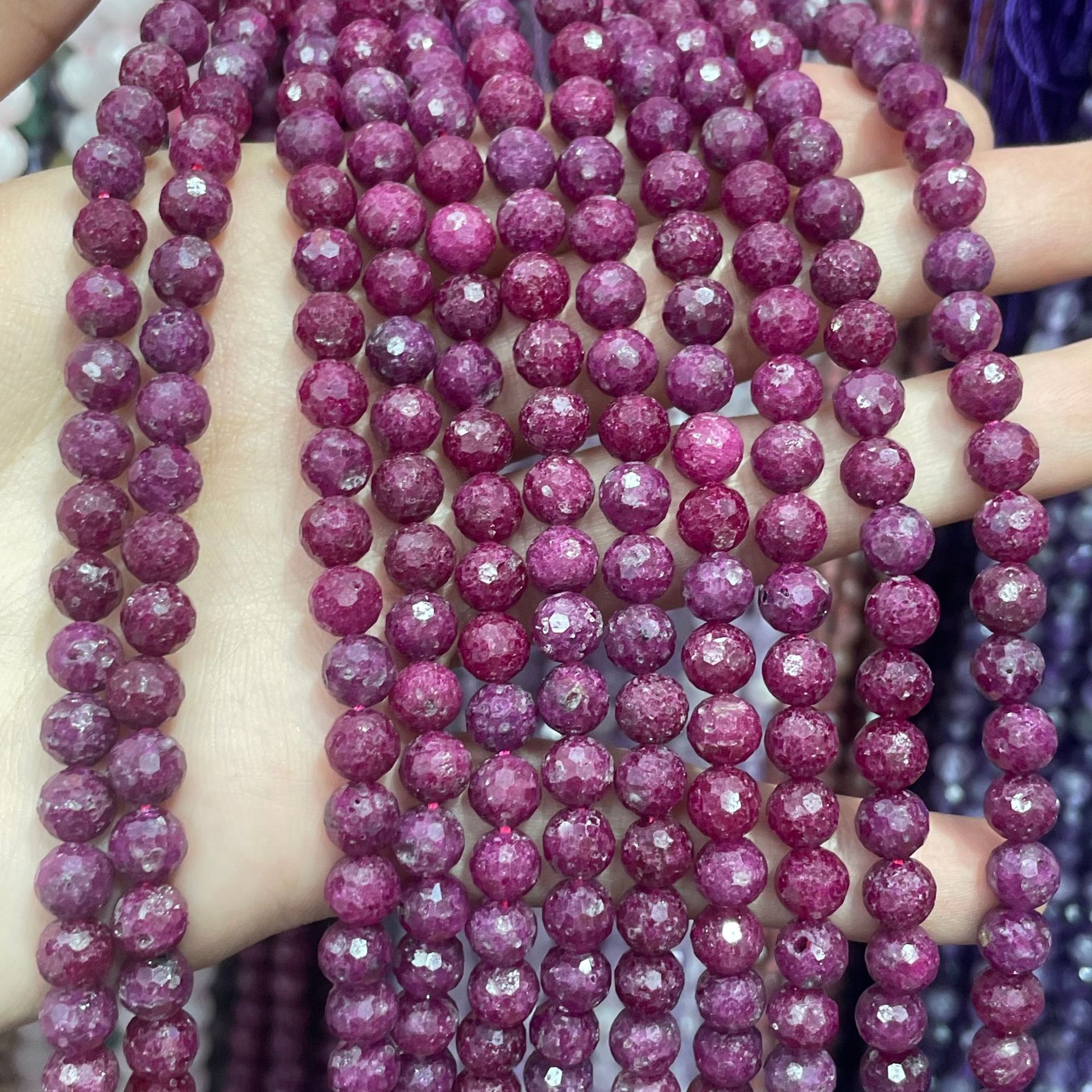 Natural heat-treated ruby