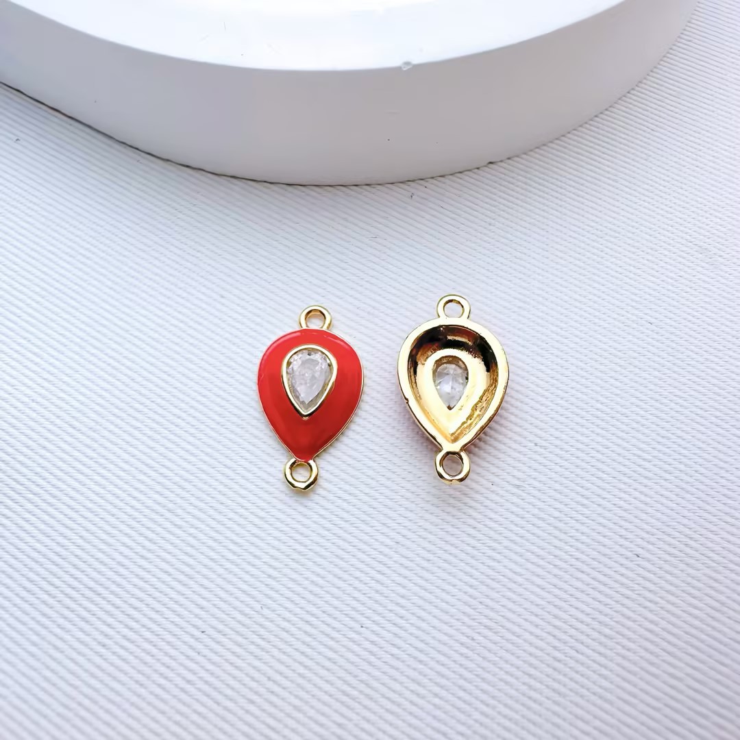 #1 red 17*9.5mm