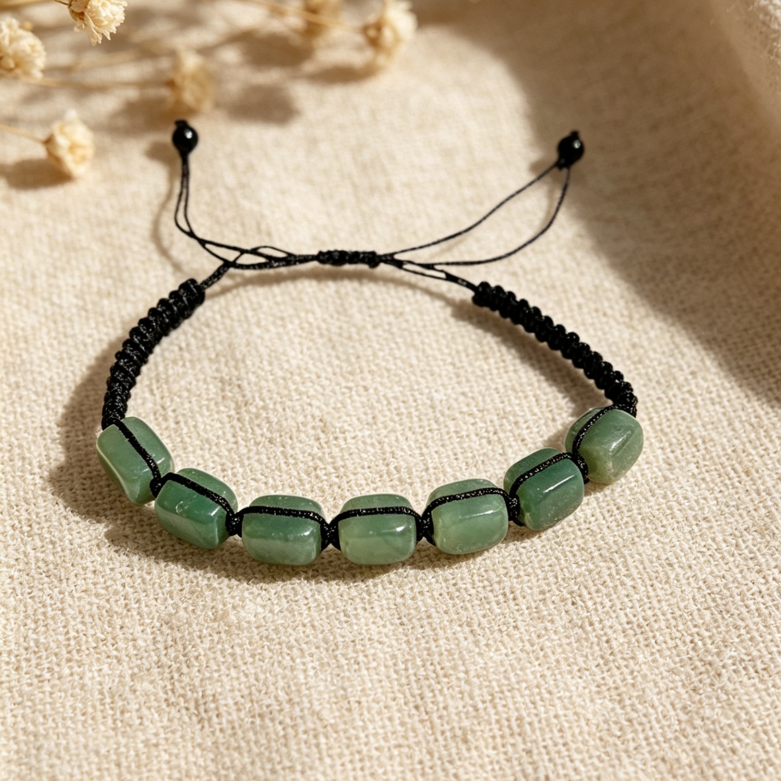 Natural green aventurine