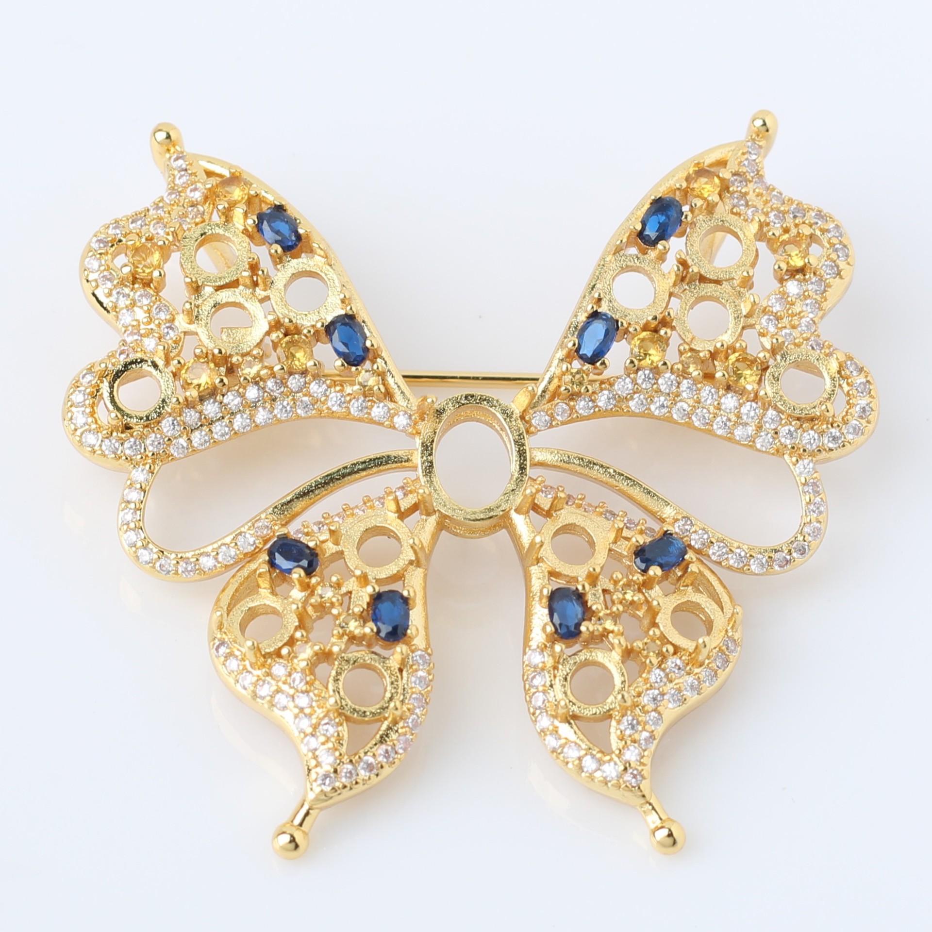 6x8 round 4-d0230 with brooch