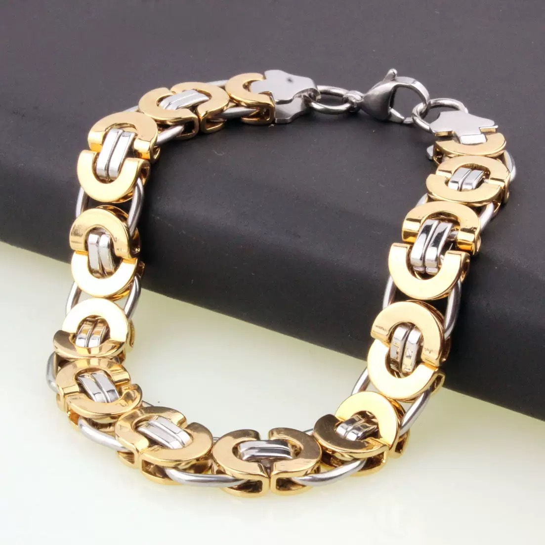 6mm gold bracelet 22cm