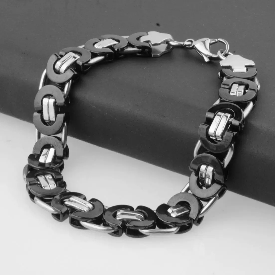 6mm black bracelet 22cm