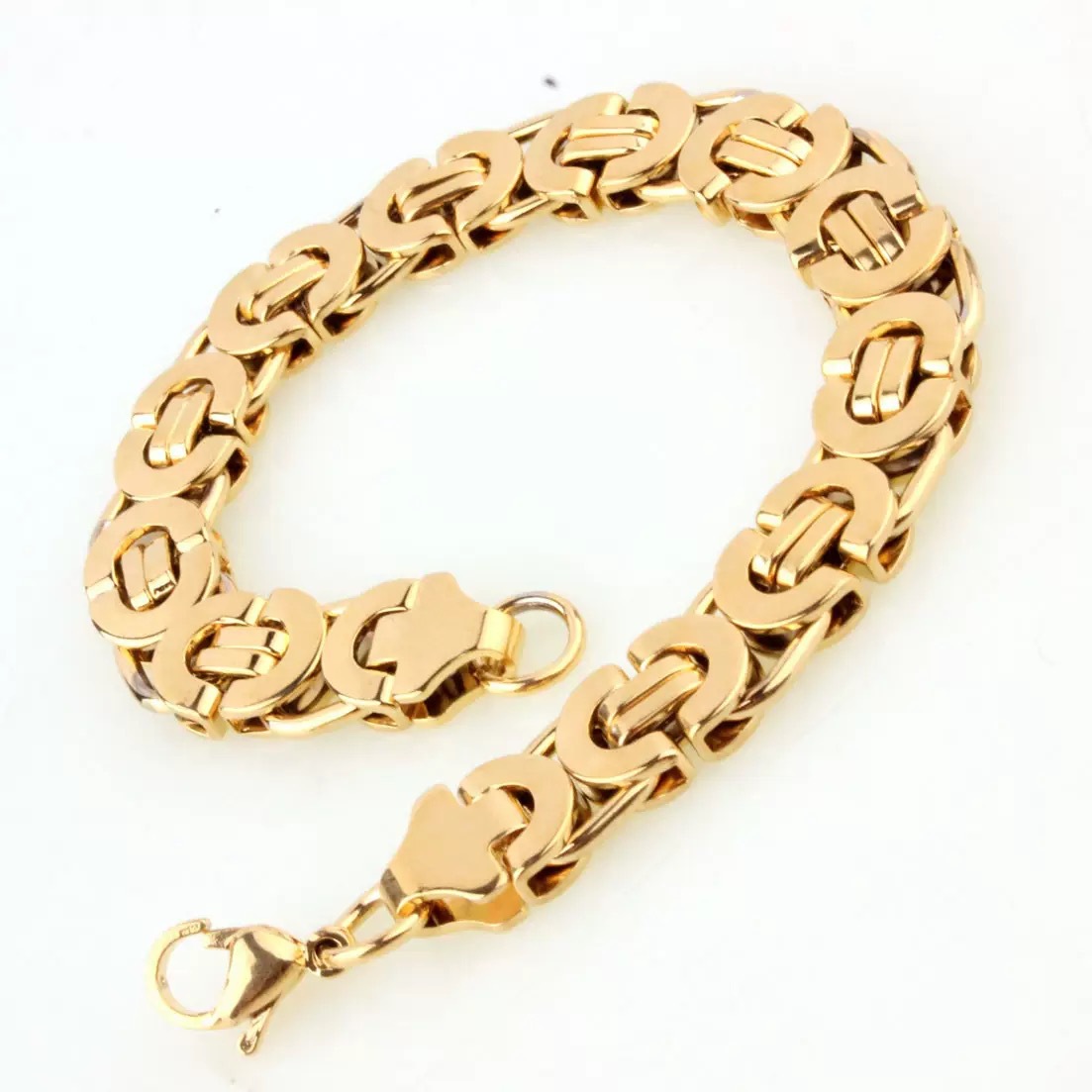11mm gold bracelet 22cm