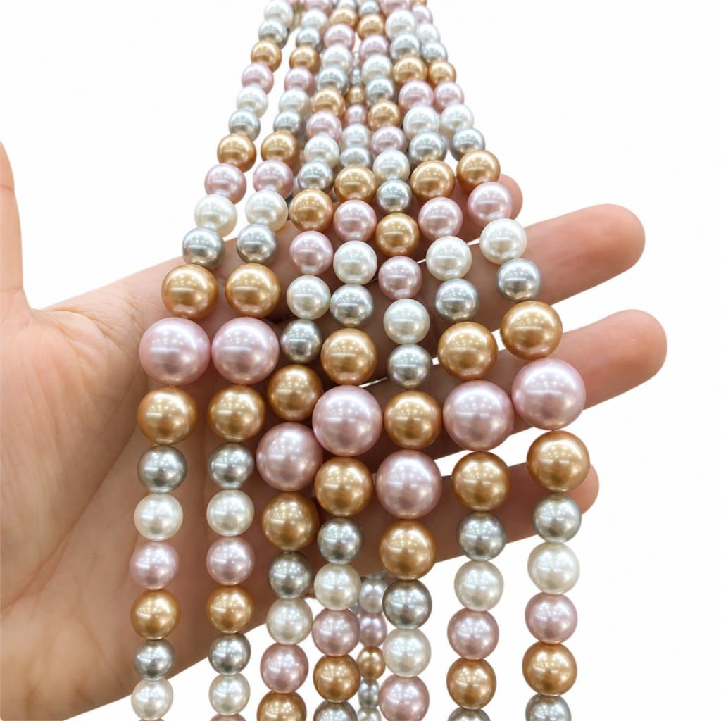 Mixed color shell tower chain
