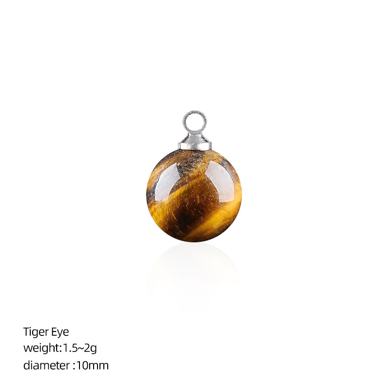 Tiger eye stone (10mm ball pendant)