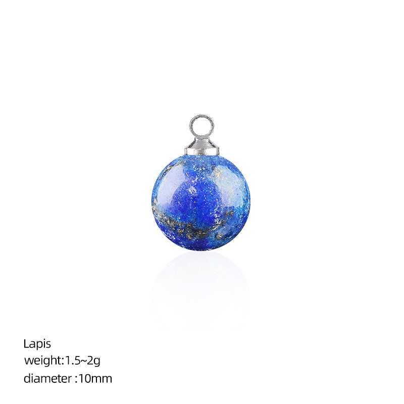 Lapis lazuli (10mm ball pendant)