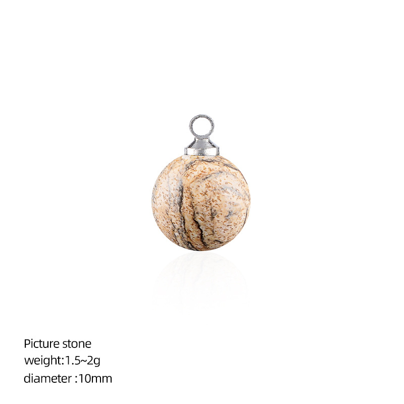 Picture stone (10mm ball pendant)