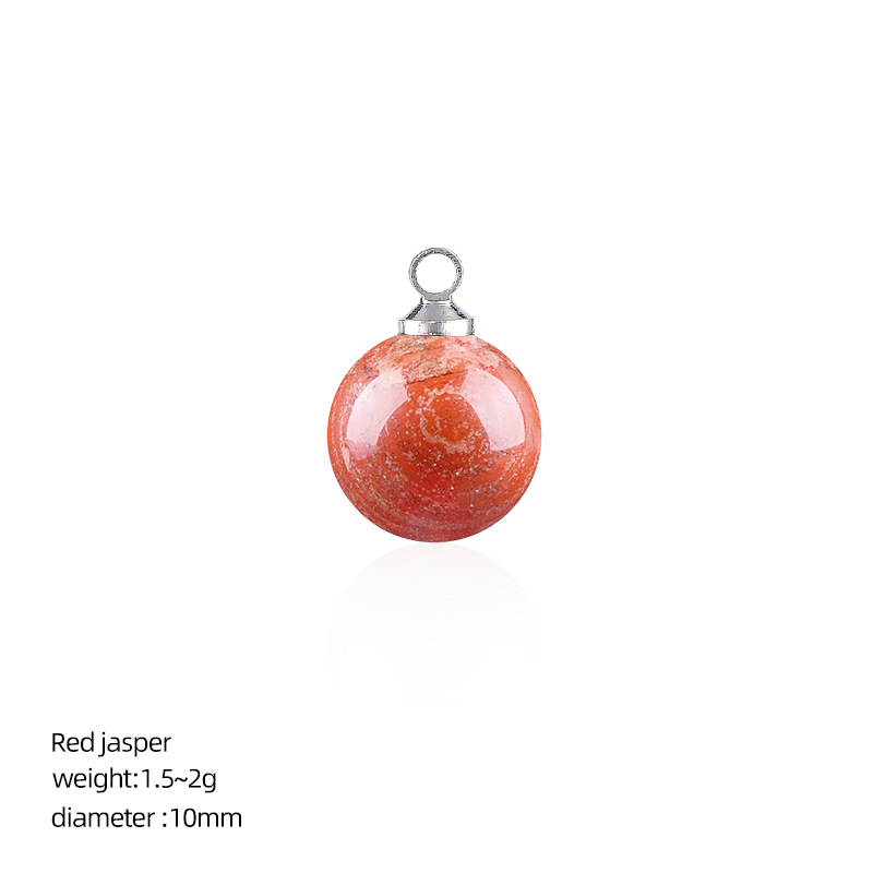 Red jasper (10mm ball pendant)