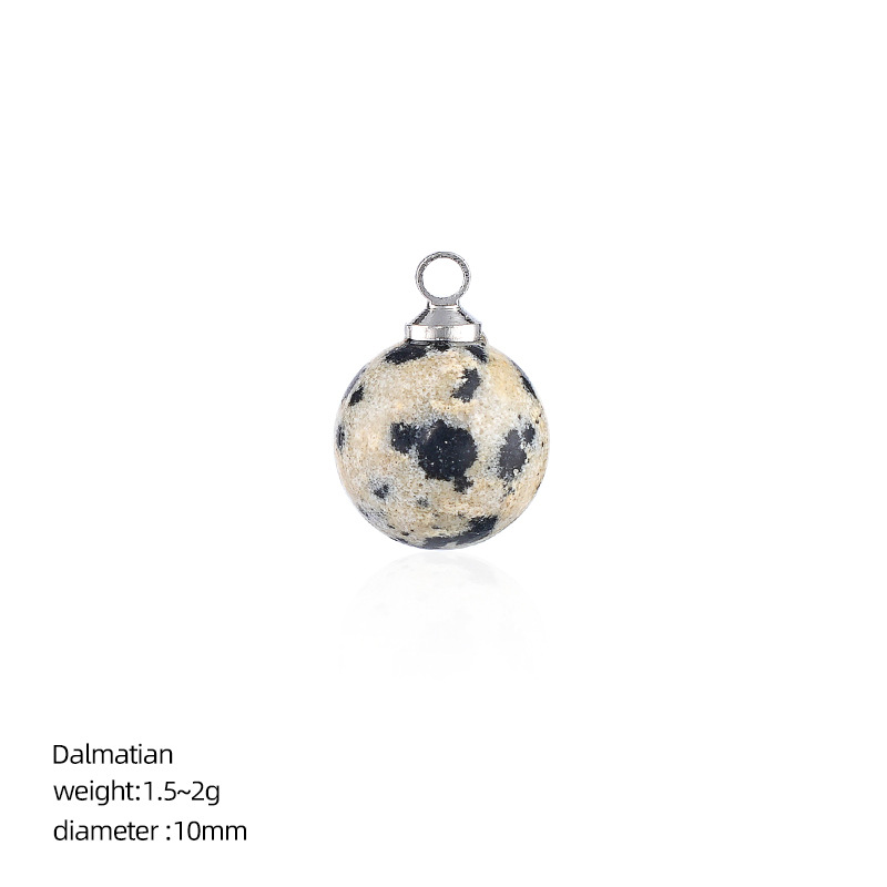 Spotted stone (10mm ball pendant)