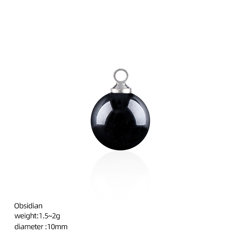 Obsidian (10mm ball pendant)