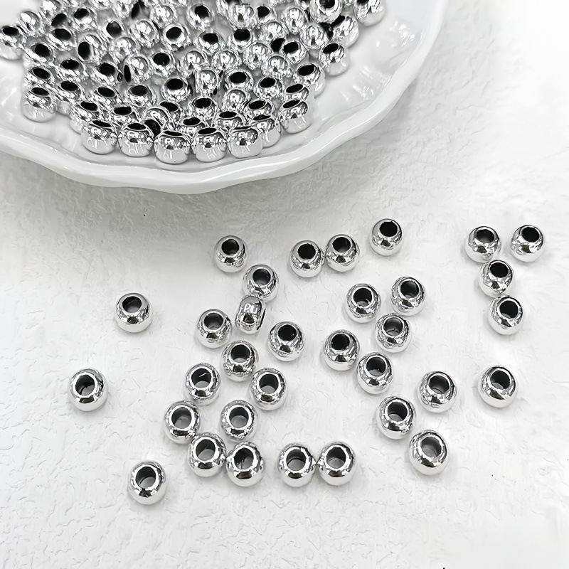 Silver 10mm hole 5mm