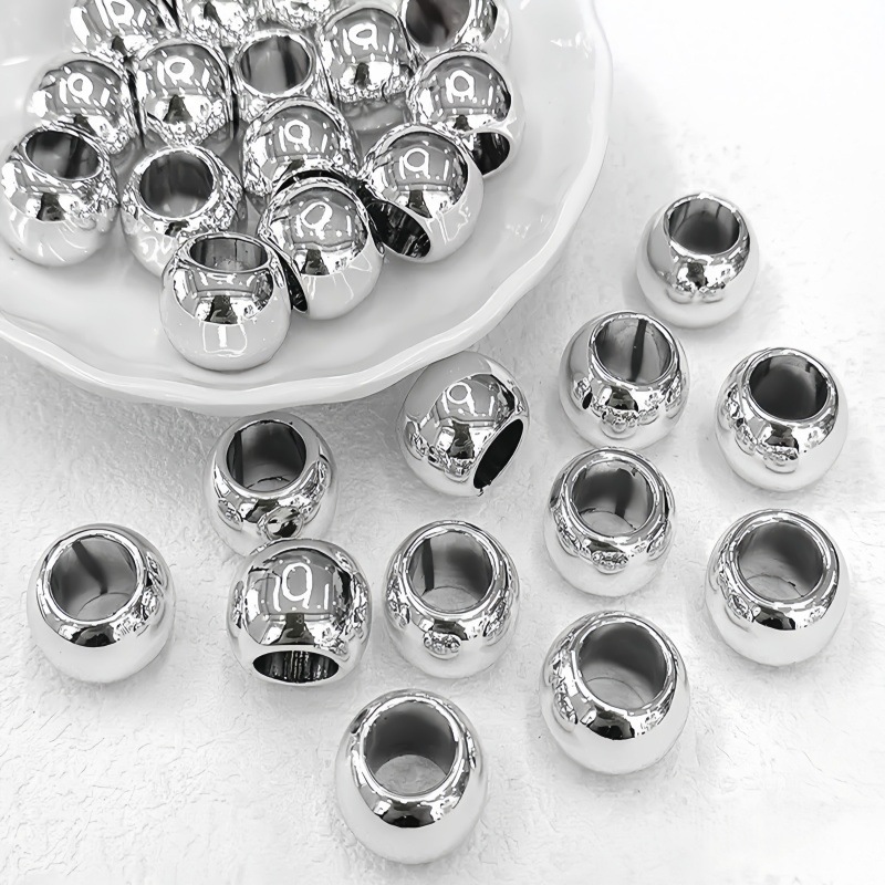 Silver 18mm hole 9mm