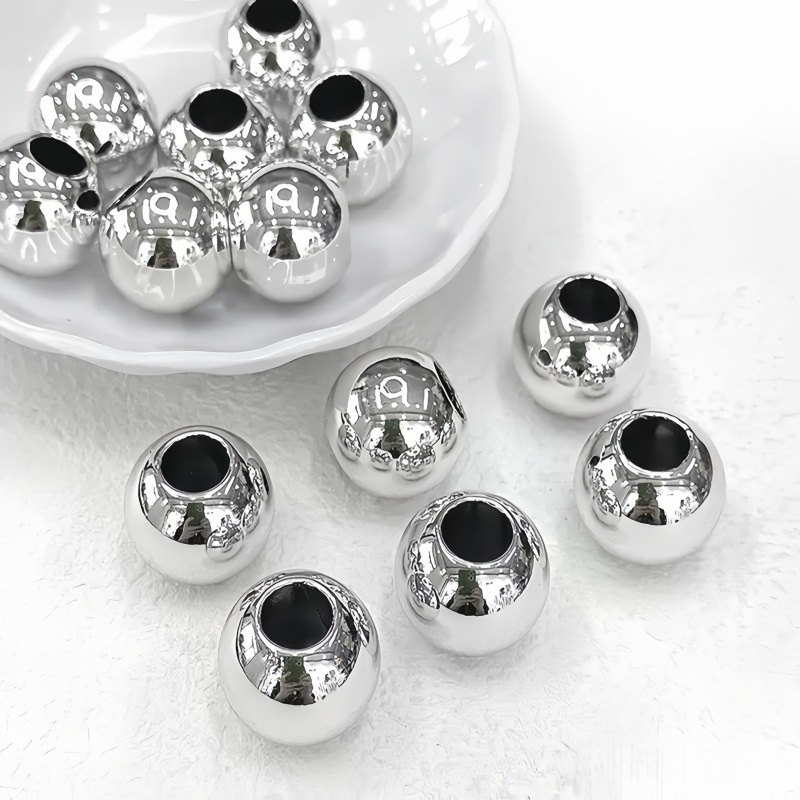 Silver 25mm hole 10mm