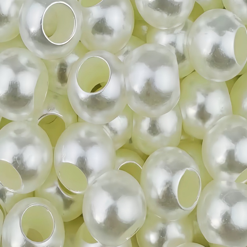 Pearl color 22mm hole 10mm
