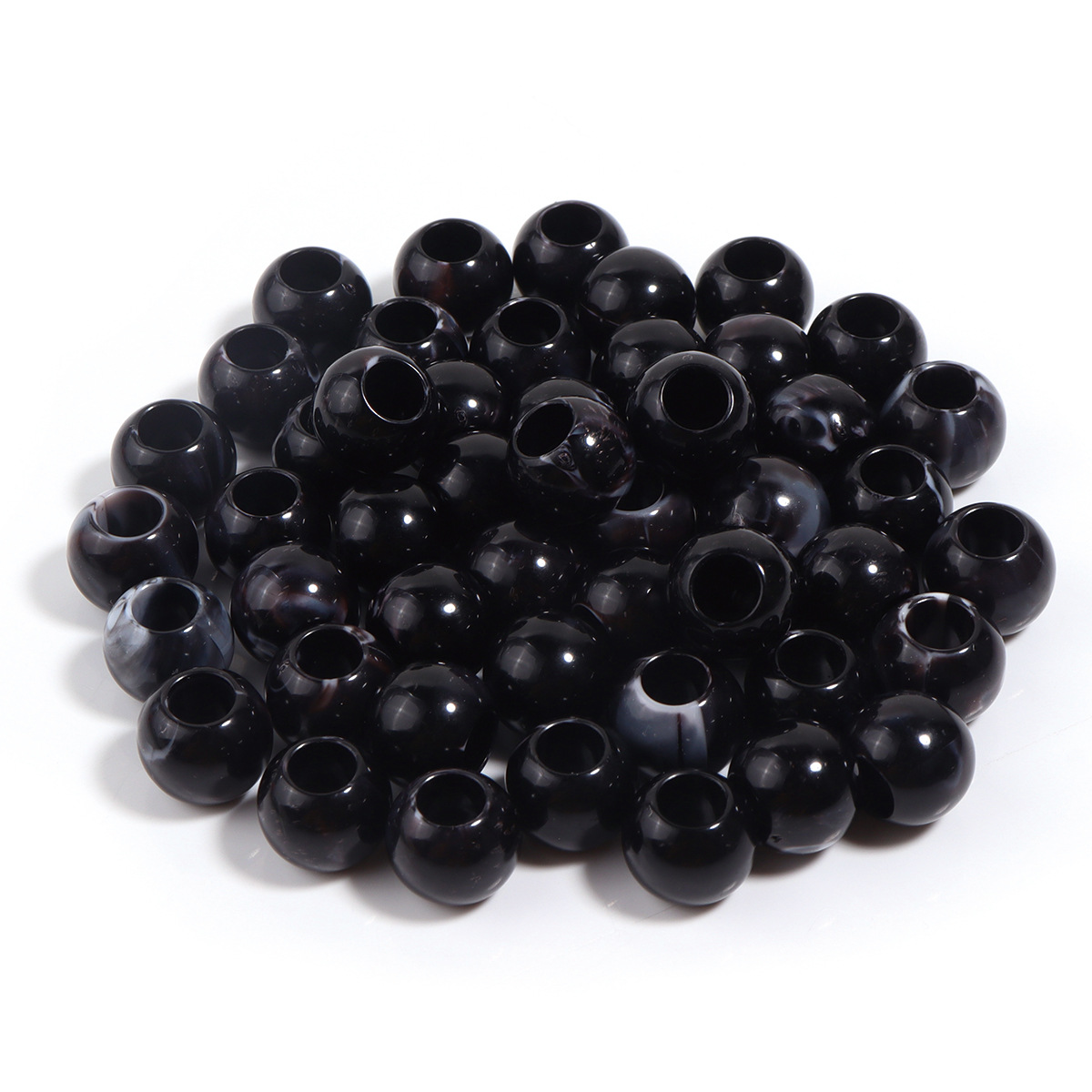 Black ball beads