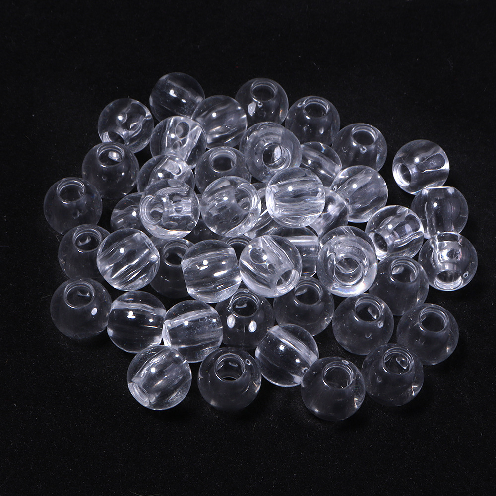 Transparent round beads