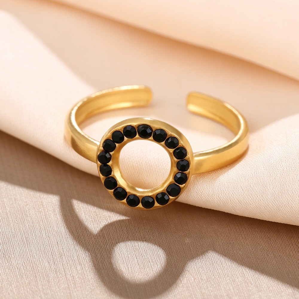 Golden black diamond