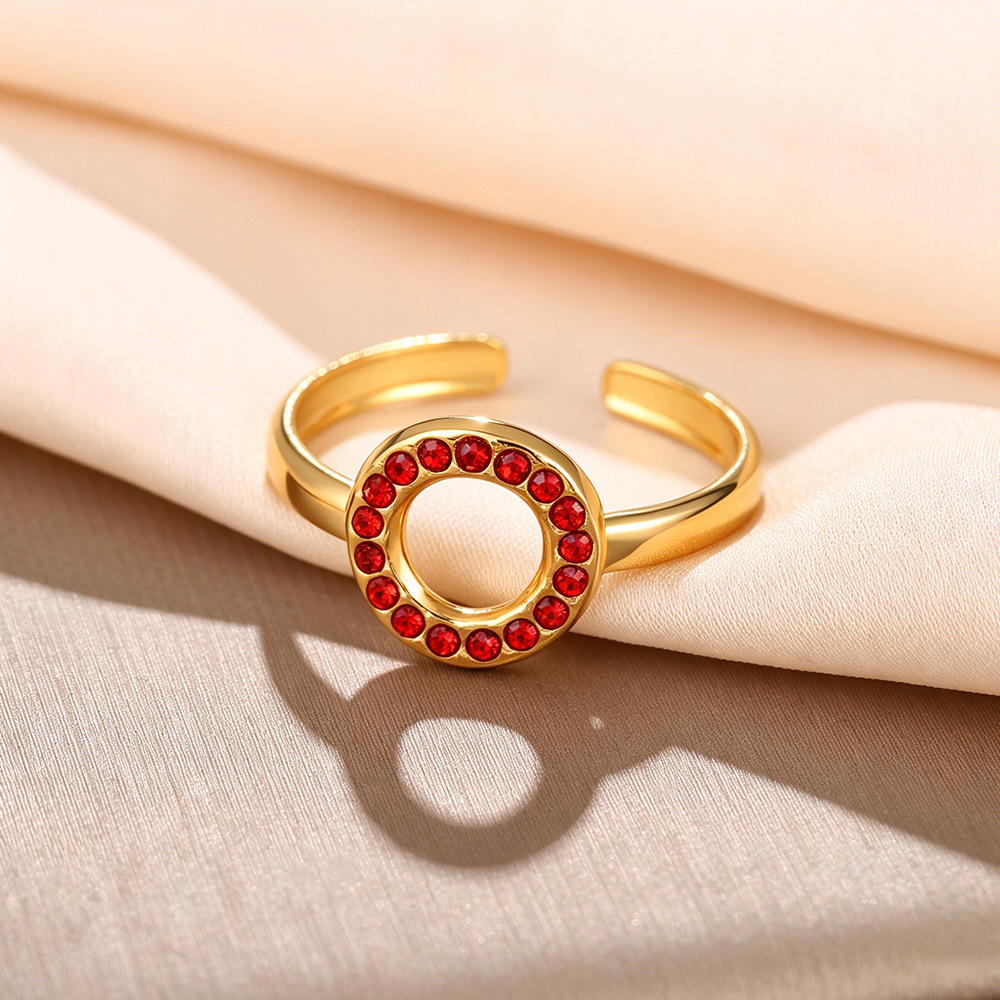 Golden red diamond