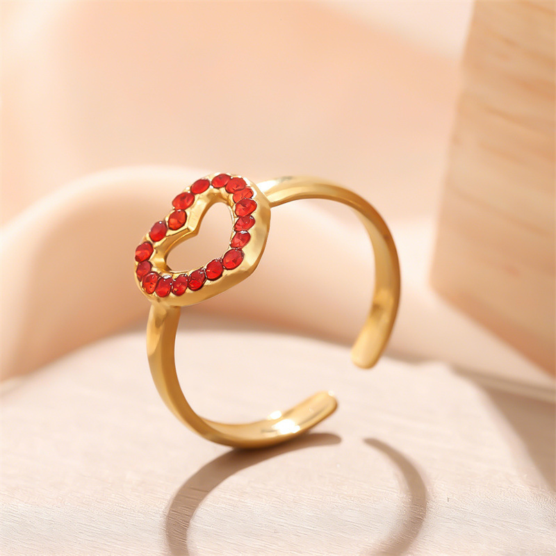 Golden red diamond
