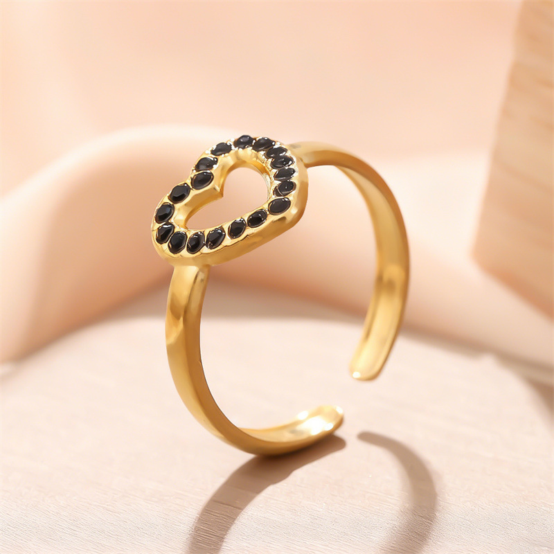 Golden black diamond
