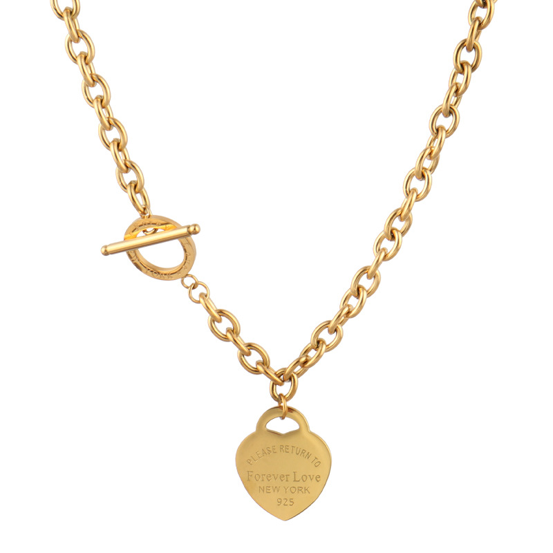 B1285 gold necklace
