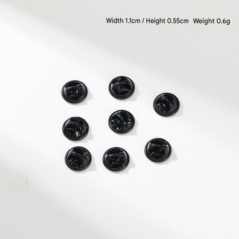 Electrophoresis black butterfly buckle