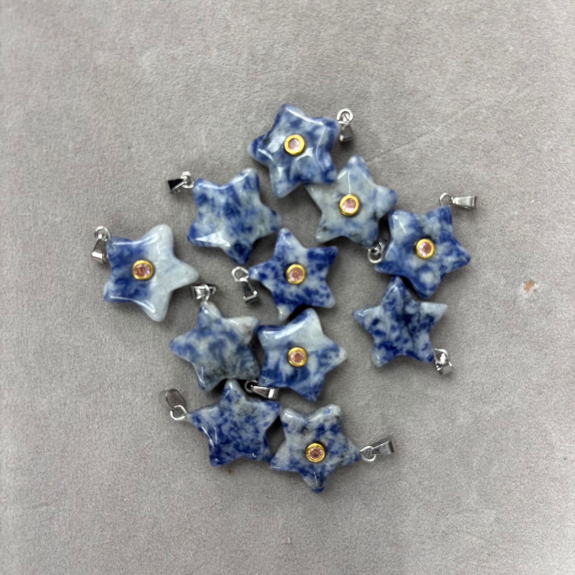 blaue Stellen-