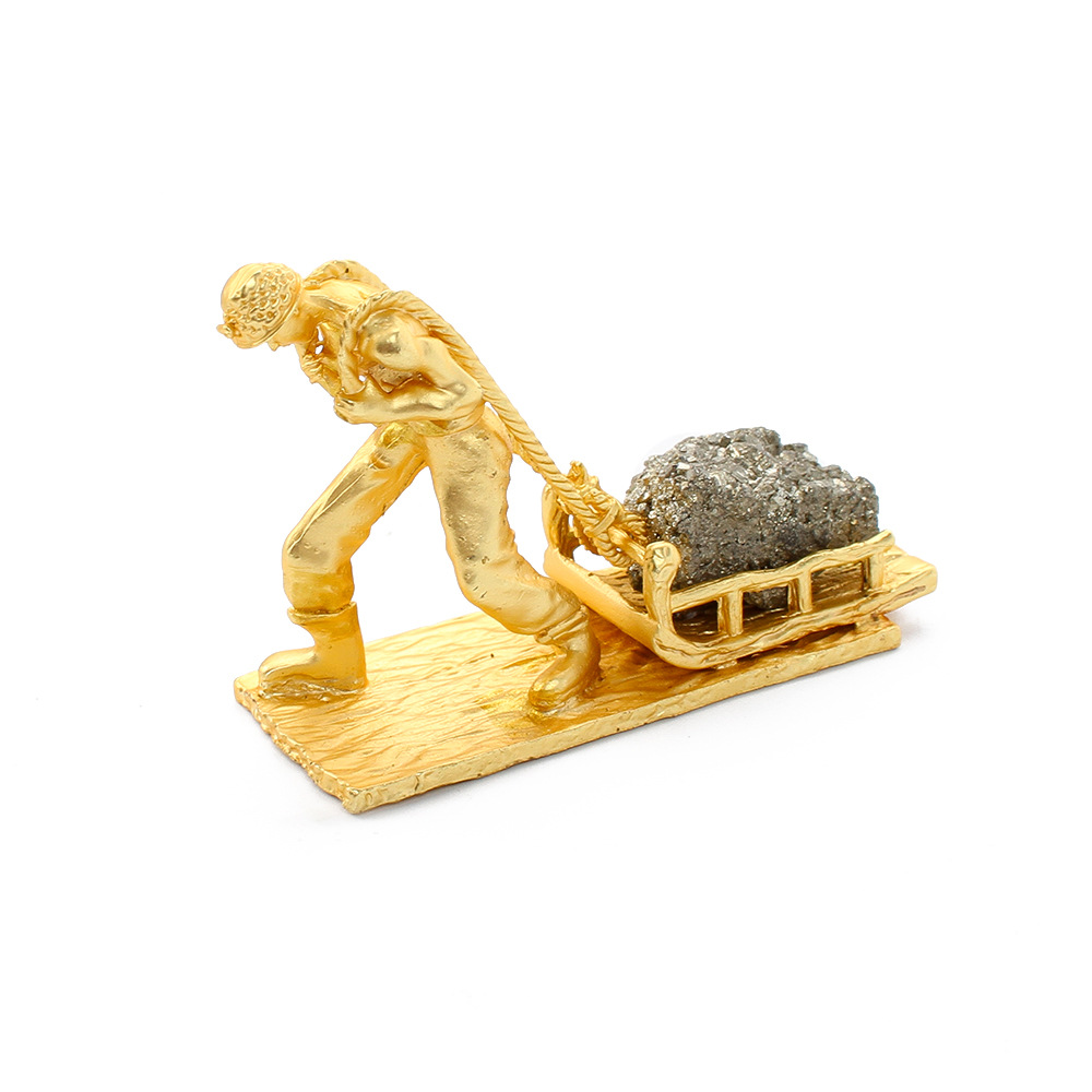 Miner   pyrite