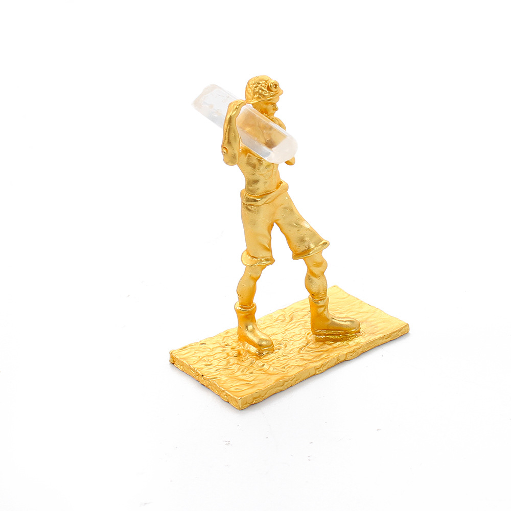 Miner   white crystal pillar